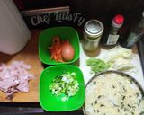 Foto del paso 1 de la receta: Chow fan con jamón y vegetales... Arroz chino venezolano... LuisFy