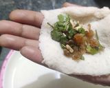 A picture of step 6 of Bread Dahi Vada.