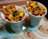 A picture of step 5 of Mango Salsa Biscuit Gatpat Chaat.