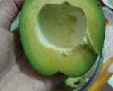 Hình bước làm 1 của món Sinh tố bơ sầu riêng