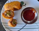 तीखा चटपटा मिर्ची बड़ा(Tikha chatpata mirchi vada recipe in Hindi) रेसिपी चरण 6 फोटो