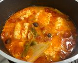 A picture of step 2 of Stewed Salt Cod Soup.