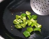 A picture of step 2 of Kadai Paneer.