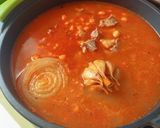A picture of step 3 of Traditional Andalusian Cocido.