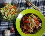 Foto langkah ke 5 dari resep Daging sapi lada hitam #KitaBerbagi.