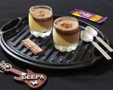A picture of step 12 of Chocolate Vanilla Panna Cotta.