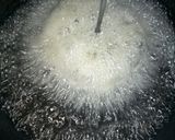A picture of step 5 of Ikima or tsatsafa (crunchy pancake).