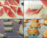 Foto del paso 1 de la receta: Saladitos de jamón serrano y queso