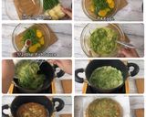 A picture of step 3 of Thai Sour Curry Recipe •Climbing Wattle Omelette and Shrimps •Gaeng Som Chaom Goong.