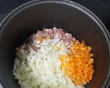 Hình bước làm 1 của món Bánh bao xá xíu (hấp/nướng bằng nồi chiên không dầu)