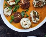 A picture of step 14 of Royal Paneer Anjeer kofta.