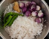 A picture of step 1 of Netholi Anchovi Peera.