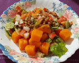 Foto del paso 4 de la receta: Ensalada de calabaza y lentejas
