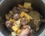 Stew pork pineapple with skin tofu recipe step 2 photo