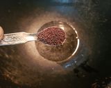 A picture of step 2 of Brinjal Stir fry Poriyal.