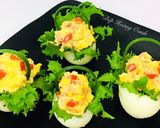 Hình bước làm 4 của món Salad Trứng Xúc Xích