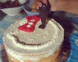 Foto langkah ke 8 dari resep Kue ultah hello kitty cantik.