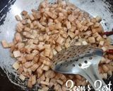 A picture of step 3 of Banana Stem Fry.