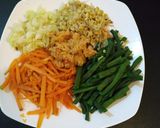 Foto langkah ke 3 dari resep Bumbu Urap urap sayuran.