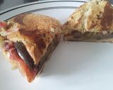 Foto del paso 13 de la receta: 😜😛Vegetales Asados entre dos panes... 🍞🍆🥒🌰🧀🥪