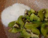 Foto langkah ke 3 dari resep Kiwi Panacotta.