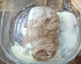Gambar langkah 3 resipi Chocolate Kurma Sourdough Bread.