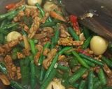 Foto langkah ke 2 dari resep 119. Tumis Kacang Panjang Favorit Resep Mamak.