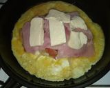Foto del paso 3 de la receta: Omelette de verduras, jamón y queso
