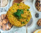 A picture of step 2 of Vegetables Pulao.