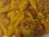 معكرونة بكفتة الدجاج🐔