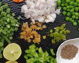 A picture of step 2 of Amaranth (Rajgira) Upma.