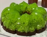 Foto langkah ke 8 dari resep Puding Lumut Lapis Coklat.