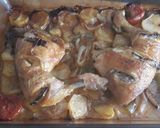 Foto del paso 3 de la receta Muslo de pollo con patatas al horno