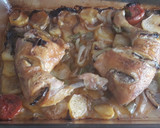 Foto del paso 3 de la receta: Muslo de pollo con patatas al horno