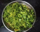 A picture of step 3 of Karnataka Style Dill Leaves Dal Vada OR Paruppu Vadai.