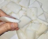 Hình bước làm 2 của món Vỏ Củ Cải Ngâm Tương Wasabi