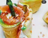 Foto del paso 4 de la receta: Calabacín enrollado con salmón 
