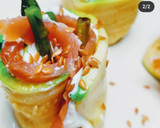 Foto del paso 4 de la receta: Calabacín enrollado con salmón 