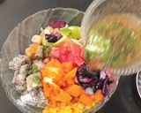 A picture of step 11 of Summer Special Juicy Jowar & Tofu Colorful Salad Bowl.