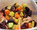 A picture of step 3 of Lettuce-less Salad.