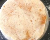 A picture of step 4 of Puran poli with thandai flavour.