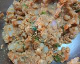 A picture of step 2 of Mughlai Vade.
