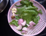 A picture of step 2 of Spinach Rice.