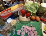 Foto del paso 1 de la receta: Torre de omelette