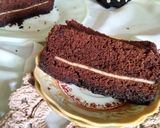 Foto langkah ke 9 dari resep Brownies kukus lapis keju.