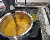 Foto del paso 8 de la receta: Carbonero o Fogonero con crema de calabaza y pasas