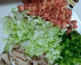 A picture of step 2 of Minestrone Soup With Crispy Pita Garlic Toast.