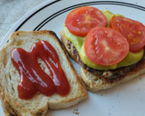 Foto del paso 4 de la receta: Sándwich doble de carne...🥑🍅🥪🥩