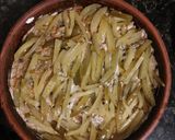 Фото кроку 3 до Салат з солоними огірками і курячою печінкою.