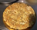 Une image de l'étape 8 de Omelette au riz, emmental et persil.